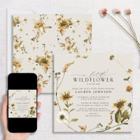Baby shower de tournesol de Little Fleur sauvage B