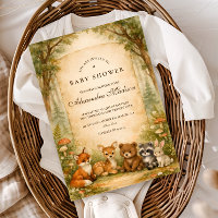 Baby Shower des amis de la forêt