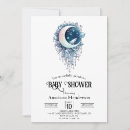 Invitation Baby shower des étoiles Nebula