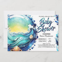 Baby shower des vagues de marée