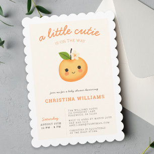 Invitation Baby shower d'été neutre pour les femmes