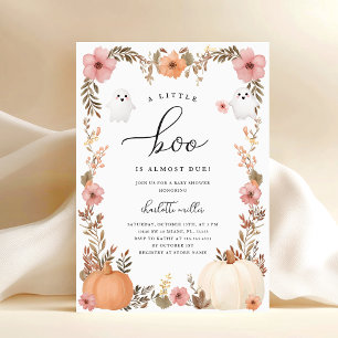 Invitation Baby shower d'Halloween d'automne