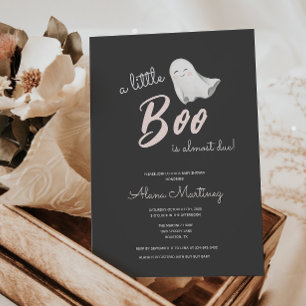 Invitation Baby shower d'Halloween de Little Boo  