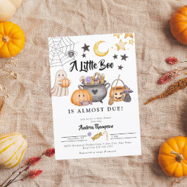 Invitation Baby shower d'Halloween de Little Boo