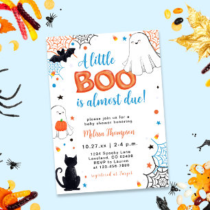Invitation Baby shower d'Halloween du petit garçon