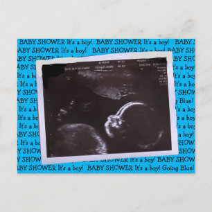 Invitation Baby shower d'images ultrasoniques