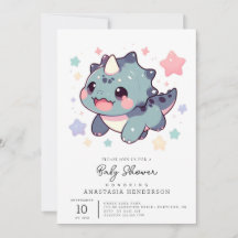 Baby shower Dino Pastel Dinosaur
