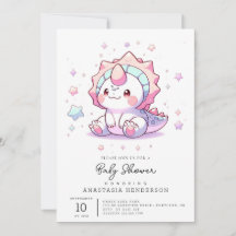 Baby shower Dinosaur Imaginaire mignon