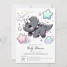Baby shower Dinosaure Moderne