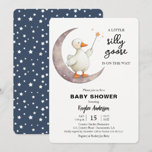 Invitation Baby shower d'oie