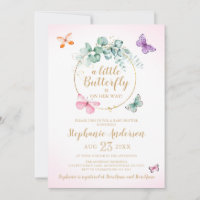 Baby shower d'or rose de couronne d'eucalyptus pap