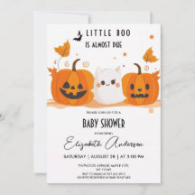 Baby shower du Citrouille d'Halloween Little Boo
