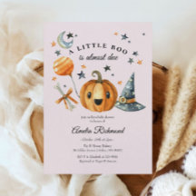Baby shower du Citrouille d'Halloween Little Boo