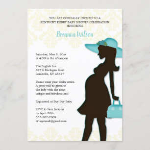 Invitation Baby shower du Kentucky Derby