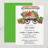 Baby shower du marché agricole local