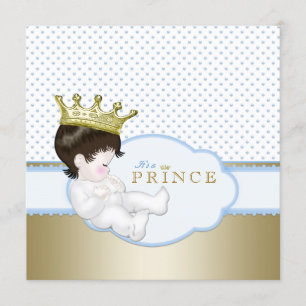 Invitation Baby shower du Prince