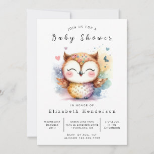 Invitation Baby shower élégant à puces imprimables