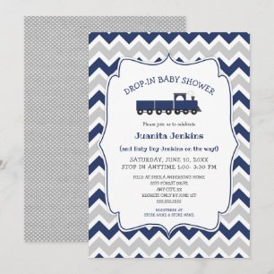 Invitation baby shower enfant/maison ouverte