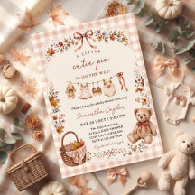 Baby Shower Fantaisiste d'Automne pour Petit Bout