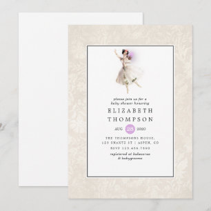 Invitation Baby Shower Fée Lumineuse