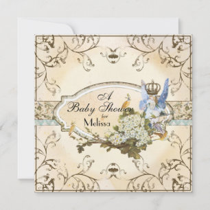 Invitation baby shower - Féerie enchantée Princess
