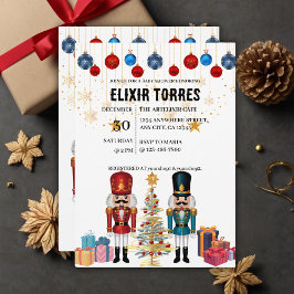 Invitation Baby shower Festif Nutcracker Ornaments