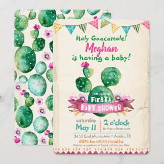 Invitation Baby shower Fiesta
