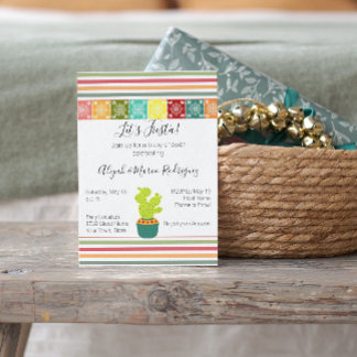 Invitation Baby shower Fiesta