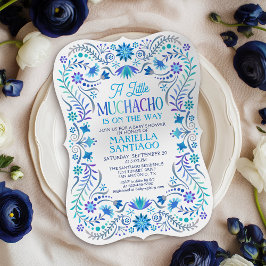 Invitation Baby shower Fiesta de la petite Muchacho
