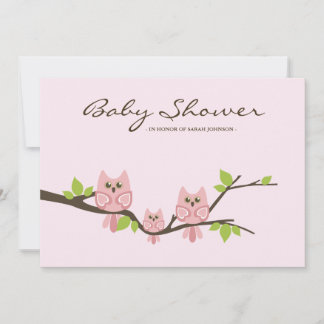 Invitation Baby shower (Fille)