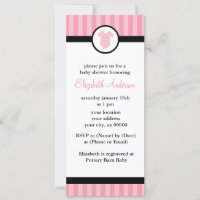 Baby shower fille en tenue rose