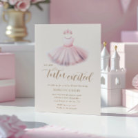 Baby shower fille Tutu rose Ballerina
