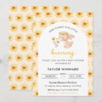 Baby Shower Fleur de Lapin de Printemps