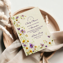 Baby shower fleur sauvage Garden