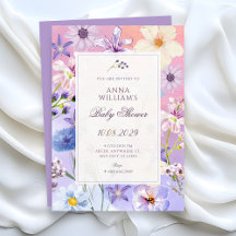 Baby shower fleurs