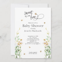 Baby shower Floral D'Aquarelle