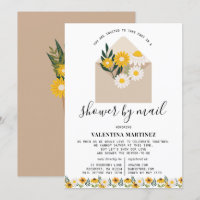 Baby shower floral de printemps à longue distance