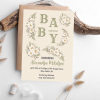 Baby shower floral Vintage neutre pour les femmes