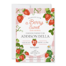 Baby shower fraise Berry Baby