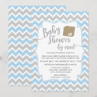 Baby shower garçon par courrier avec boîte d'expéd
