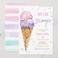 Baby-Shower Glace Voici La Crème Baby Shower