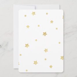 Invitation Baby shower Gold Stars