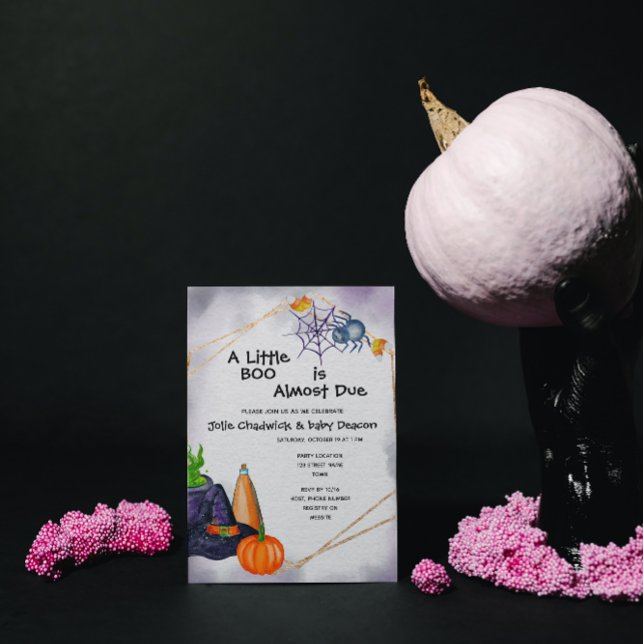 Invitation Baby shower Halloween (Créateur téléchargé)