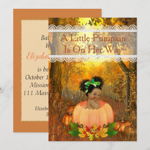 Invitation Baby shower Halloween