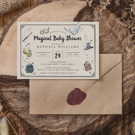 Invitation Baby shower Harry Potter