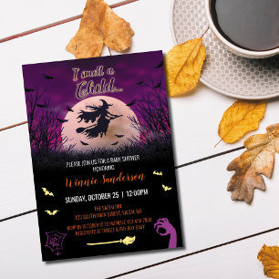 Invitation Baby shower Hocus Pocus