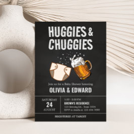 Invitation Baby shower Huggies et Chuggies