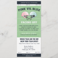 Baby shower Invitati pour les billets de football 