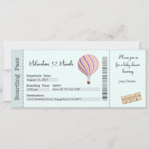 Invitation Baby shower Invitation, Aventure Attente