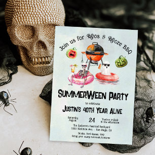 Invitation Baby shower jardin BBQ bébé-Q